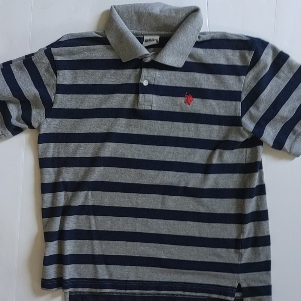 Polo blue & grey boys short